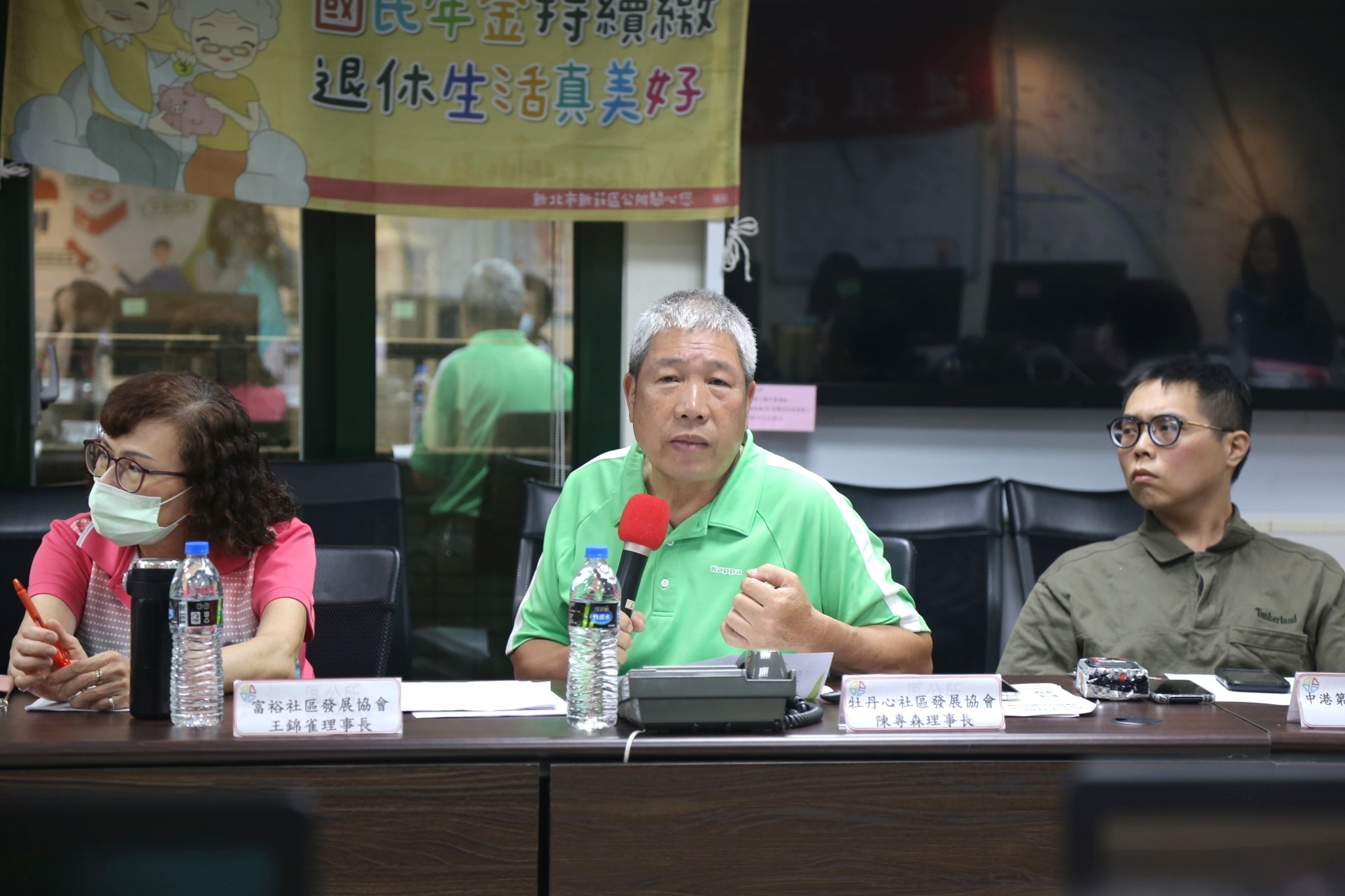 牡丹心社區發展協會的陳專森理事長