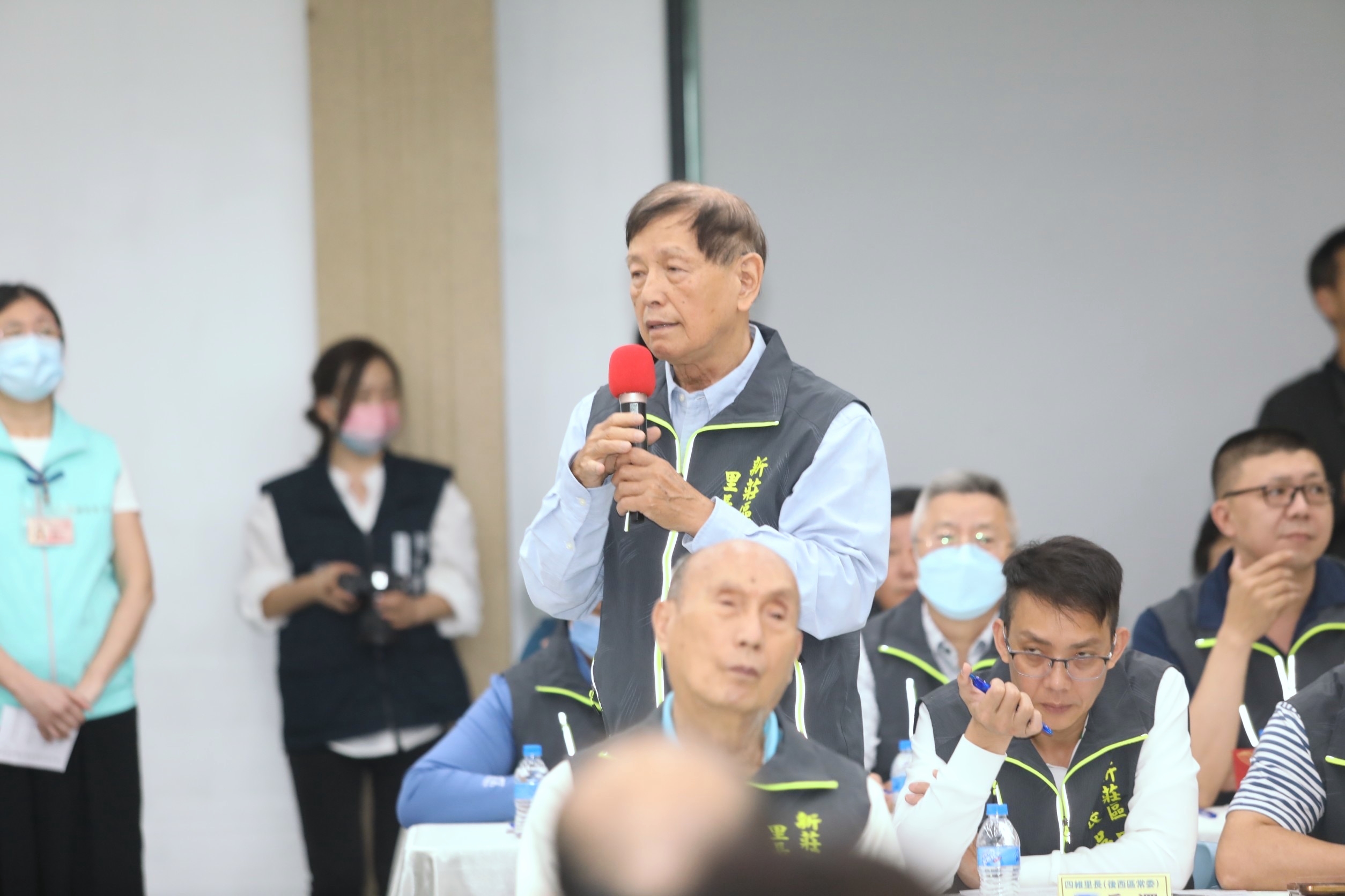 福營里長廖皇源發言