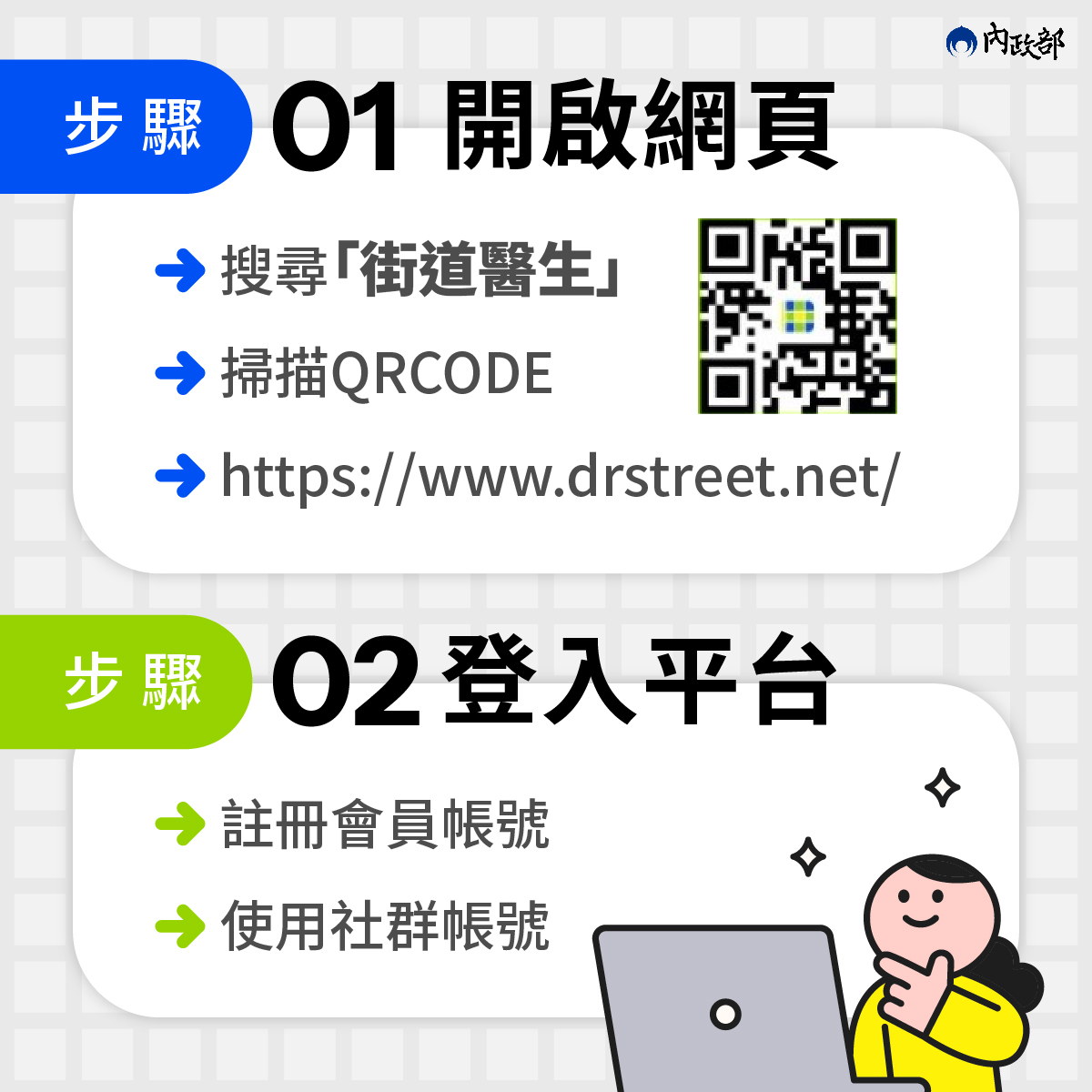 01開啟網頁02登入平台